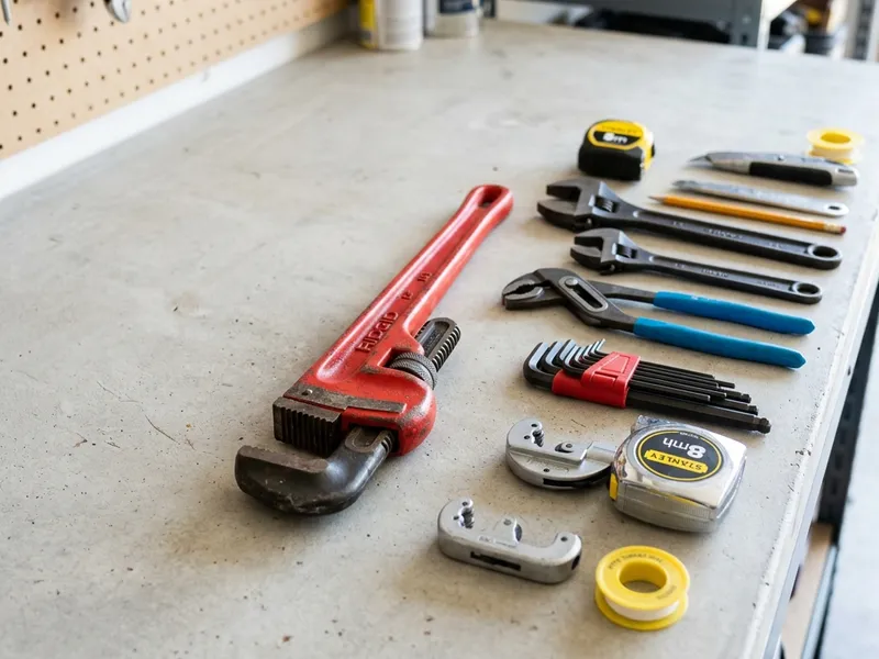 Professional plumbers in Ash Flat, AR equipped with top-tier tools for residential and commercial plumbing services.